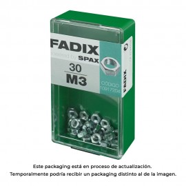 Caja s 30 unid. tuerca cinc m 3 fadix