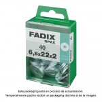Caja m 40 unid. arandela ancha cinc 6,6x22x2mm fadix