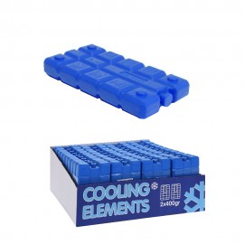 Pack de 2 enfriadores para neveras portatiles 400cl 16x9,5x6,5cm colores surtidos