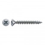 Caja 10 unid. tornillo madera cabeza plana wirox 5,0x80mm spax