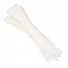 Bridas natural 4,6 x 200 mm nylon alta calidad (bolsa 100 unid.)