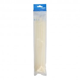 Bridas natural 7,6 x 300 mm nylon alta calidad (bolsa 25 unid.)