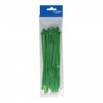 Bridas verdes 200x4,8mm nylon alta calidad (blister 25 unid.) edm