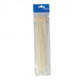 Bridas natural 4,8 x 250 mm nylon alta calidad (bolsa 25 unid.)
