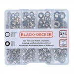 Surtido de arandelas planas y de seguridad black+decker