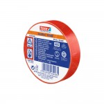 Cinta aislante homologada roja 20m x 19mm 53988 tesa