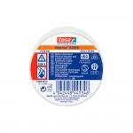 Cinta aislante homologada blanca 10m x 19mm 53988 tesa