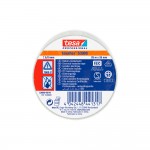 Cinta aislante homologada blanca 25m x 25mm 53988 tesa
