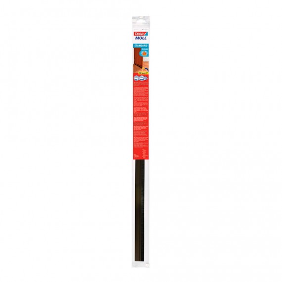 Burlete bajo puerta pvc marron 1m x 37mm tesa