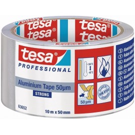 Cinta de aluminio universal 50 micras con protector 50 mm x 10 m