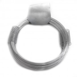 Alambre zincado n° 8, 200 gr, calibre 1,30 mm x 20 m