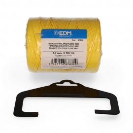 Cordón trenzado polipropileno 8842 amarillo, calibre 1,7 mm x 200 m
