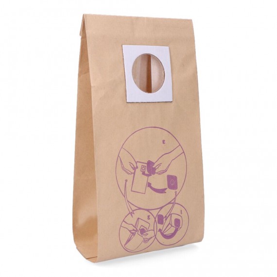 Pack 5 bolsas recambio aspirador universal silex