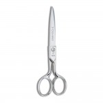 Tijera costura castellana 5" b 3 claveles