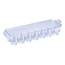Huevera con tapa para 14 huevos 37 x 11,5 x 8 cm