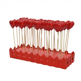 Corazón de espuma decorativo