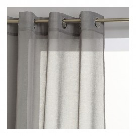 Visillo con ollaos color vison 140x240cm