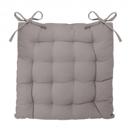 Cojín para silla estilo galleta color vison 38 x 38 cm