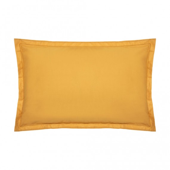 Funda de almohada color mostaza 70x50cm