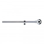 Kit barra cortina anillo extensible de 110 a 200cm cromo cintacor - storplanet