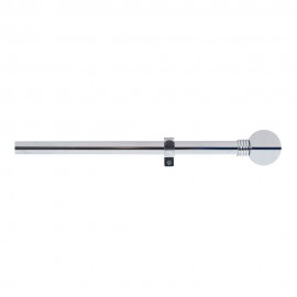Kit barra cortina anillo extensible de 160 a 300cm cromo cintacor - storplanet