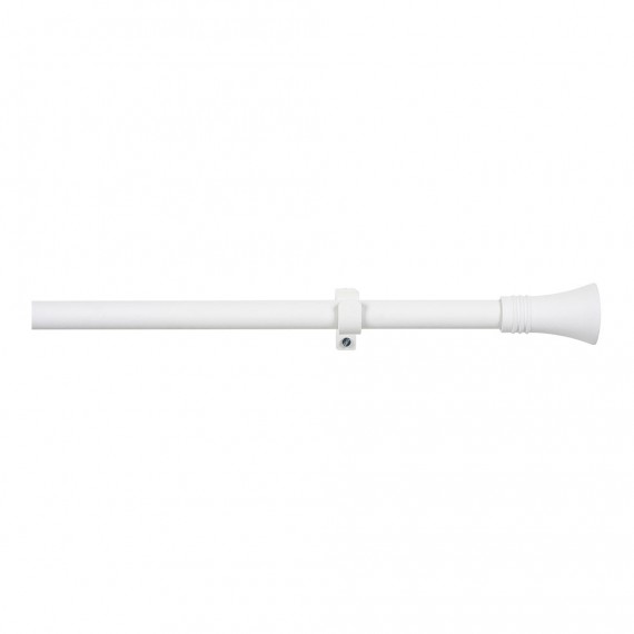 Kit barra cortina cono extensible de 160 a 300cm blanco cintacor - storplanet
