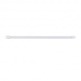 Portavisillo extensible plano blanco, ø1,1 x 30 - 45 cm, 2 uds