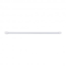 Portavisillo extensible plano blanco, ø1,1 x 60 - 105 cm, 2 uds