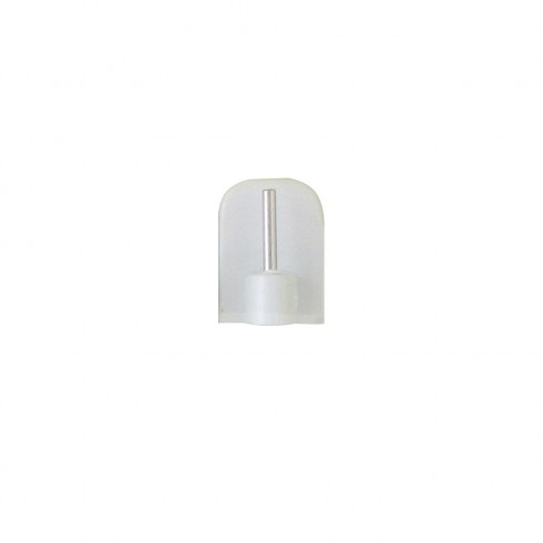 Soporte adhesivo blanco para portavisillo 4 unid. cintacor - storplanet