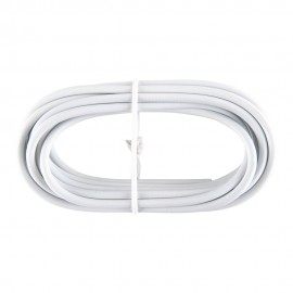 Cable plastificado portavisillo blanco 0,4 cm x 3 m