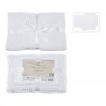 Juego de toallas de 3 medidas color blanco especial baño