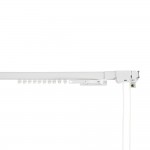 Riel reforzado extensible 120-210cm blanco cintacor - storplanet