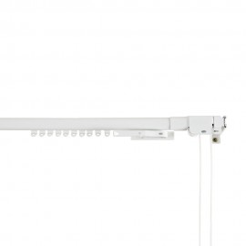 Riel reforzado blanco extensible de 160 - 300 cm