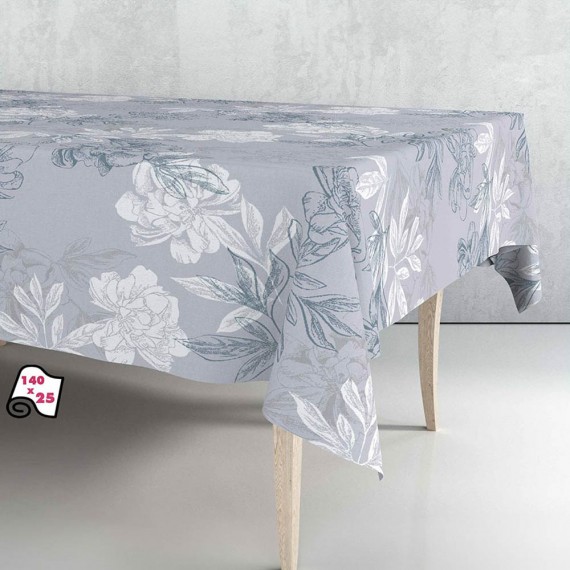 Rollo de hule mantel mix 140cm x 25m exma
