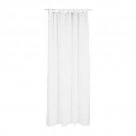 Cortina de baño polyester blanca 180 x 200 cm