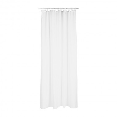 Cortina para baño polyester blanca 180x200cm