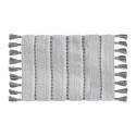Alfombra baño 'pom pom' gris 50x75cm