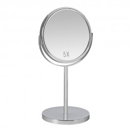 Espejo pie cromado x5au