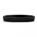 Jabonera resina negro mate 13,5x9x2cm andrea house