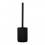 Escobilla resina negro mate ø9,5x36cm andrea house