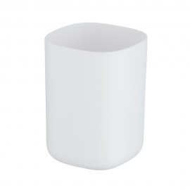 Vaso para cepillo de dientes davos blanco mate