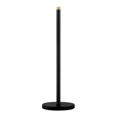 Portarrollos de baño de metal negro ba72125 andrea house