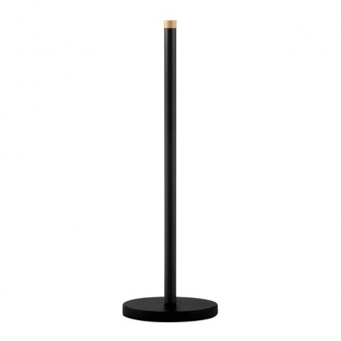 Portarrollos de baño de metal negro ba72125 andrea house
