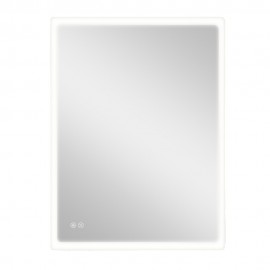 Espejo rectangular con led 20 w 80 x 60 cm
