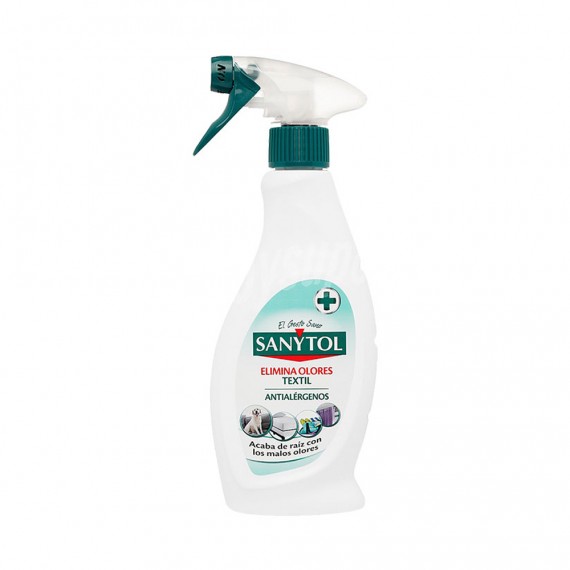 Ambientador elimina olores textil sanytol 500ml pistola