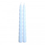 Pack 2 velas decorativas blancas ø2x24cm magic lights