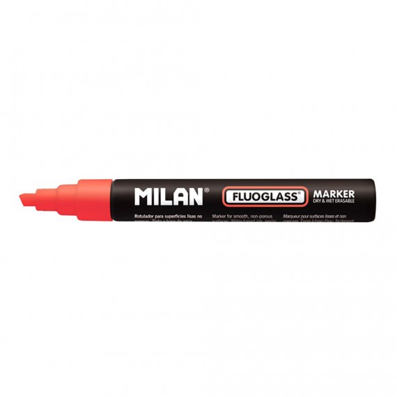 Blister con rotulador rojo fluoglass 2 - 4mm milan