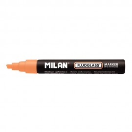 Rotulador borrables fluoglass 2 - 4 mm naranja en blister