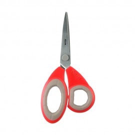 Tijeras de oficina rojas 19 cm blister