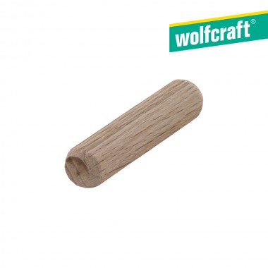 Pack 30 espigas largas  de madera de haya ø10x40mm 2910000 wolfcraft